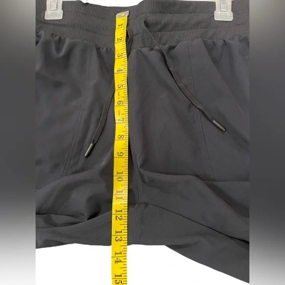 SPYDER WOMEN’s Active Capri Lightweight Pants Drawstring Pockets Size L Black - Picture 11 of 14